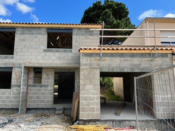 ISOLATION PAR L&rsquo;EXTERIEUR D&rsquo;UNE MAISON NEUVE A REZE