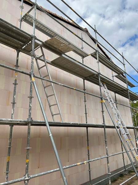 ISOLATION PAR L&rsquo;EXTERIEUR D&rsquo;UNE MAISON NEUVE A REZE