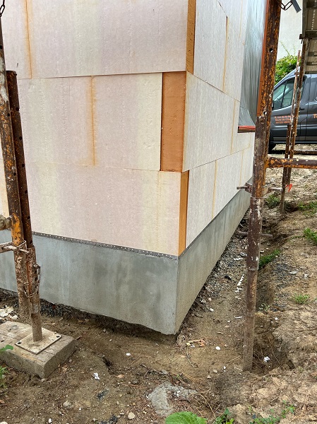 ISOLATION PAR L&rsquo;EXTERIEUR D&rsquo;UNE MAISON NEUVE A REZE