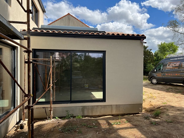 ISOLATION PAR L&rsquo;EXTERIEUR D&rsquo;UNE MAISON NEUVE A REZE
